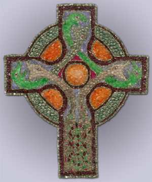 Celtic Serpent Cross