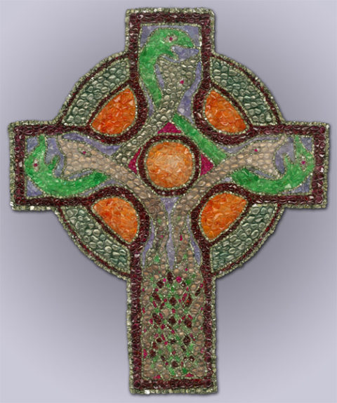 Celtic Serpent Cross