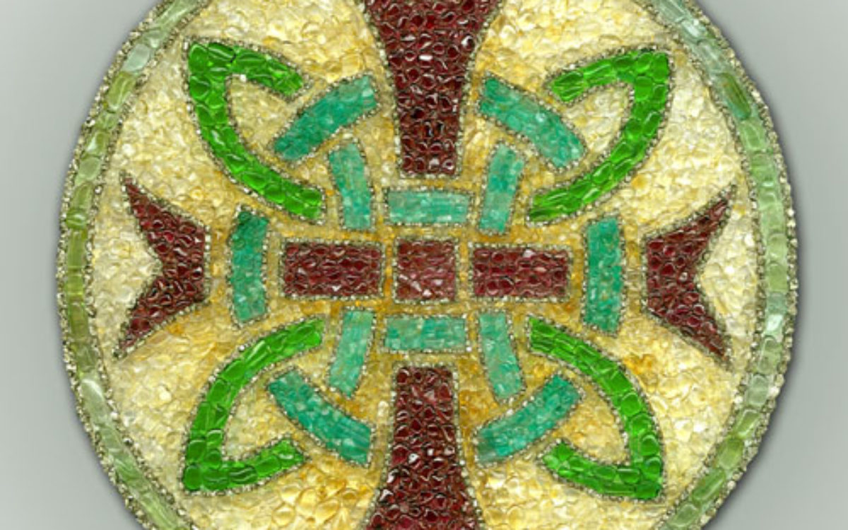 Green Celtic Cross