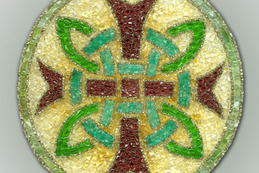 Green Celtic Cross