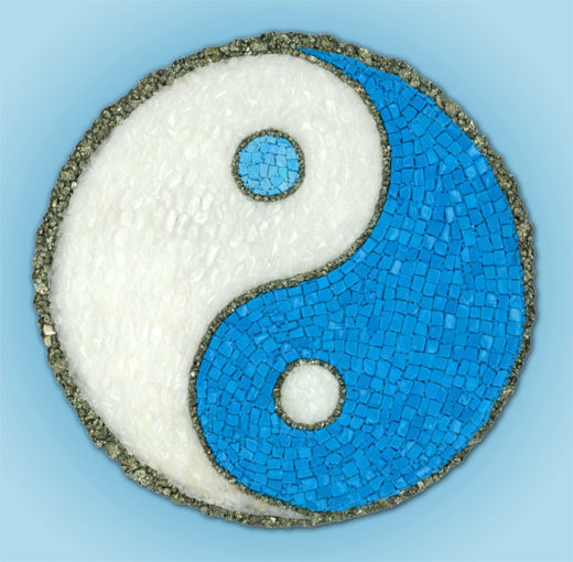 Türkis-Yin-Yang