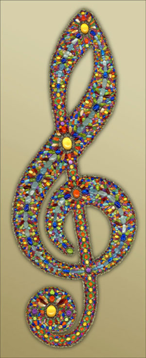 Edelstein-Violinschlüssel