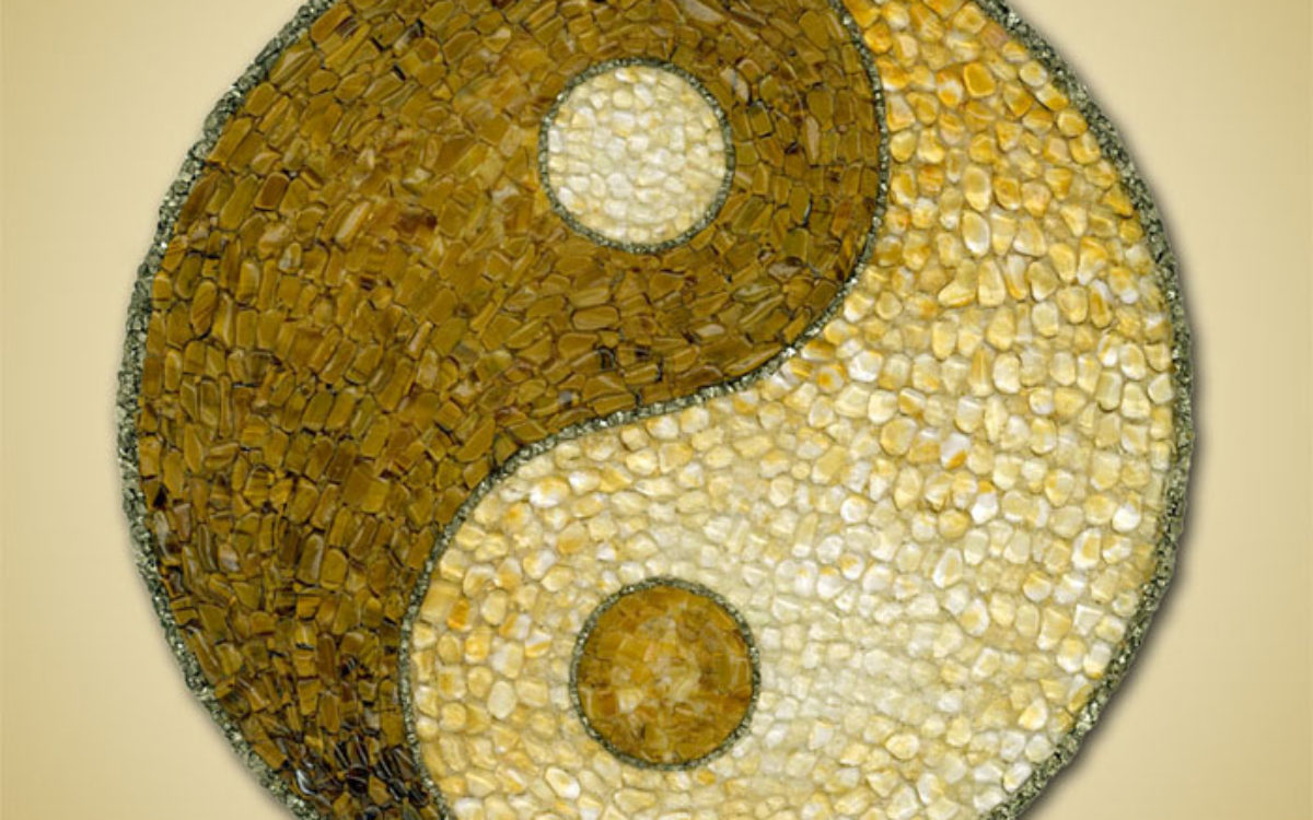 Tigerauge-Yin-Yang