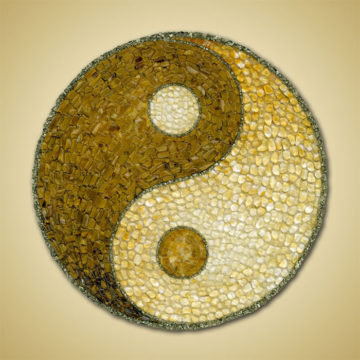 Tigerauge-Yin-Yang